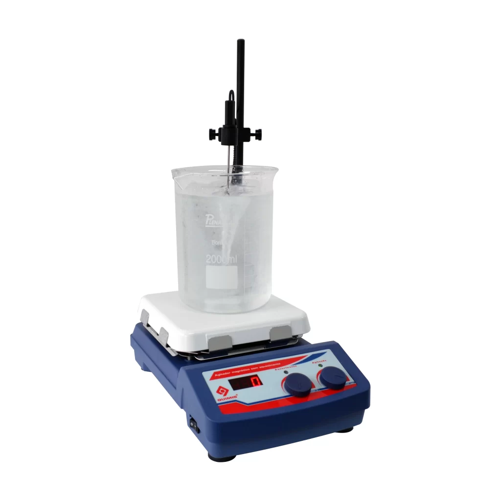 Agitador magnético com aquecimento 550°C Q261N