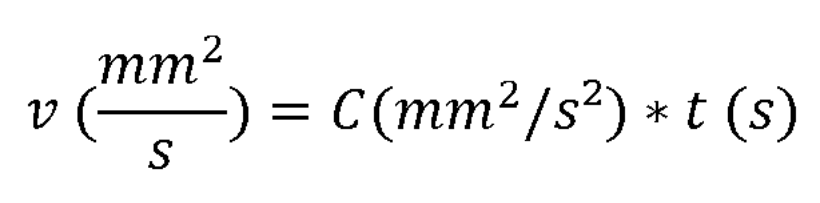 calcular a viscosidade dinâmica (absoluta)